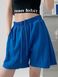 Сині жіночі шорти бермуди до колін 00401 фото 1